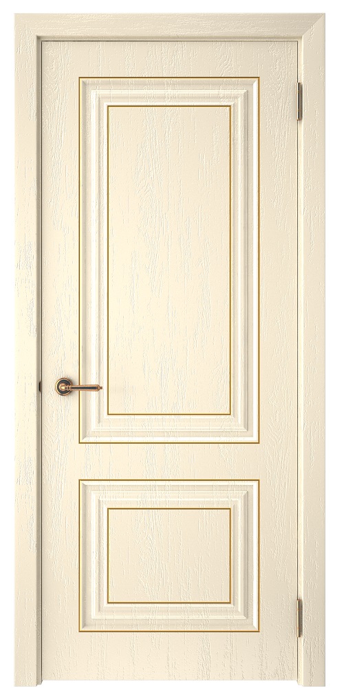 дверь межкомнатная Скин-2 Роялвуд светлый патина золото